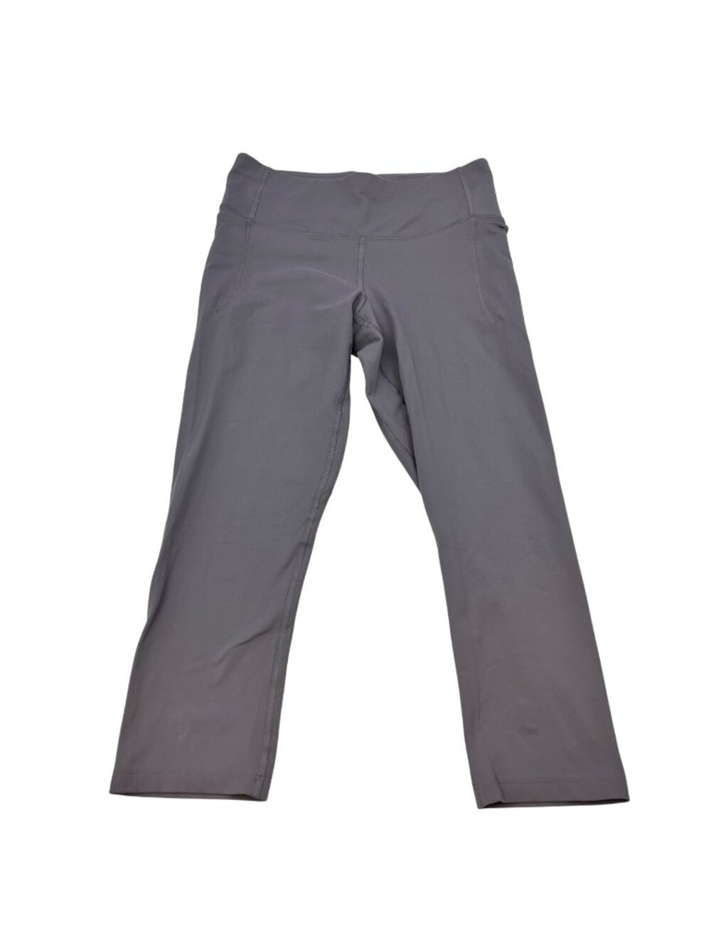 Under Armour Womens Cropped Leggings Wisteria Size Medium Pockets